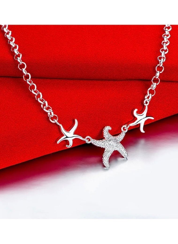 Blueline - Elegant 925 Sterling Silver Necklace For Women - Image 1