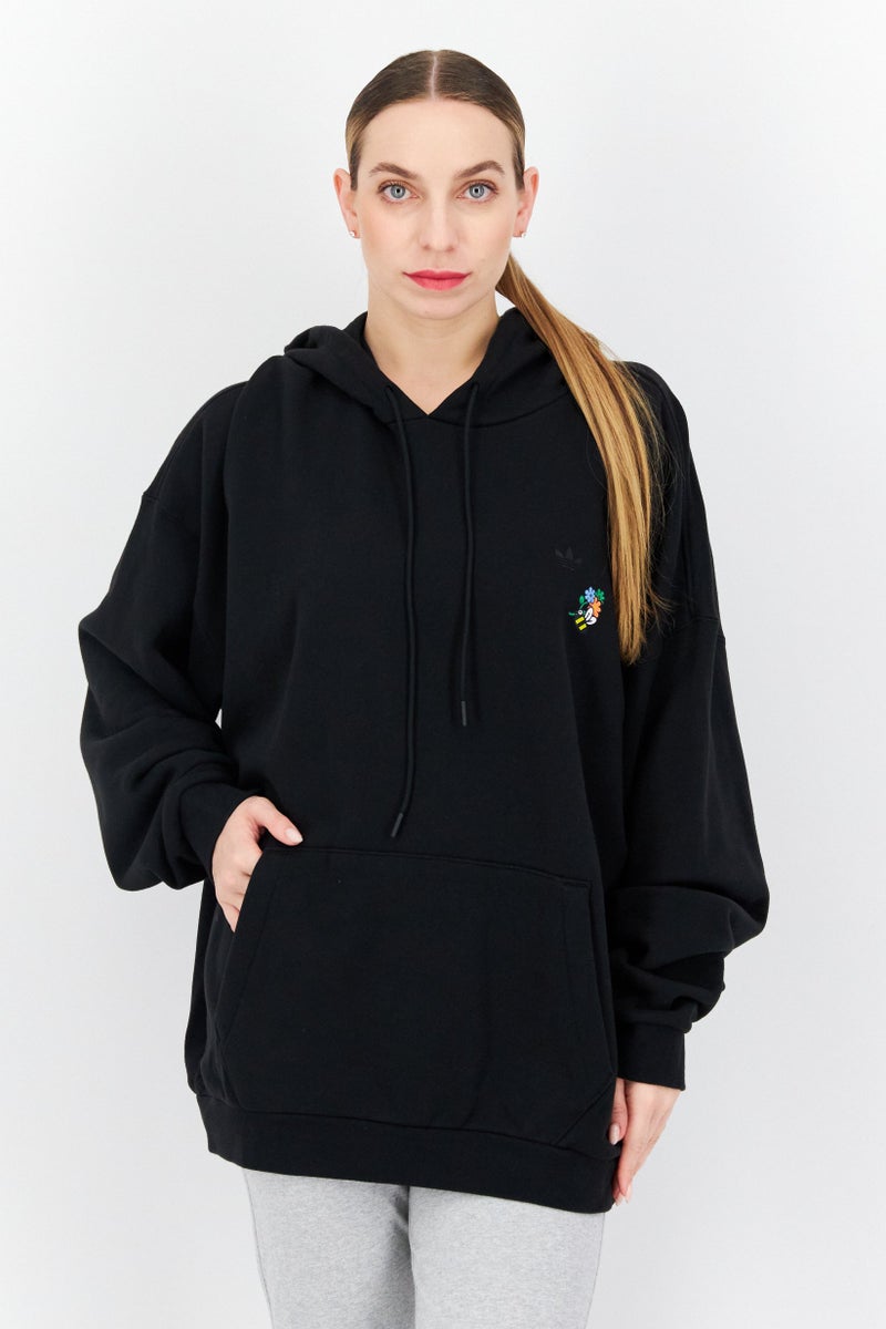 adidas Originals Women Sportswear Fit Outdoor Hoodie, Black - Image 1