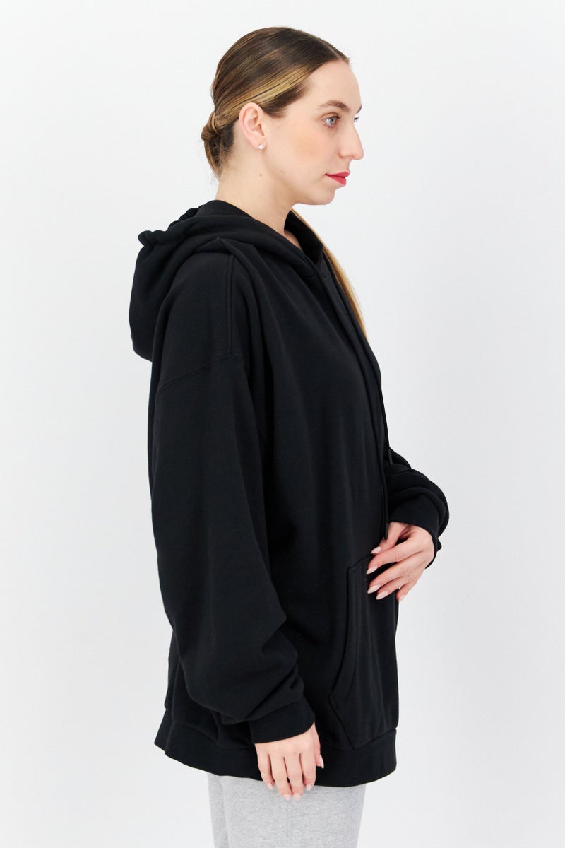 adidas Originals Women Sportswear Fit Outdoor Hoodie, Black - Image 4