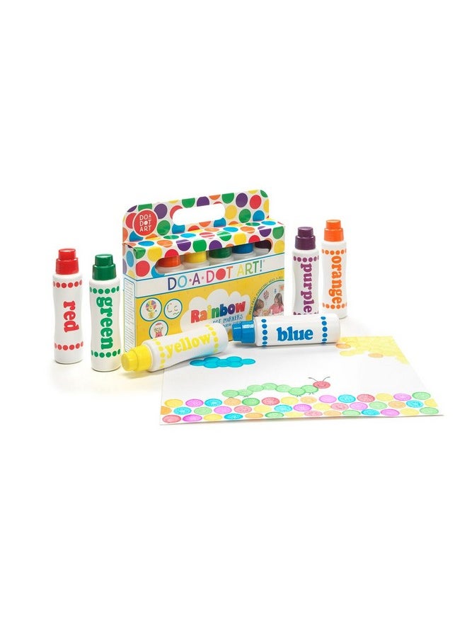 Do.A.Dot Art! Do A Dot Art! Markers 6-Pack Rainbow Washable Paint Markers, The Original Dot Marker, Activity Craft Coloring Supplies for Kids and Toddlers  - Image 3