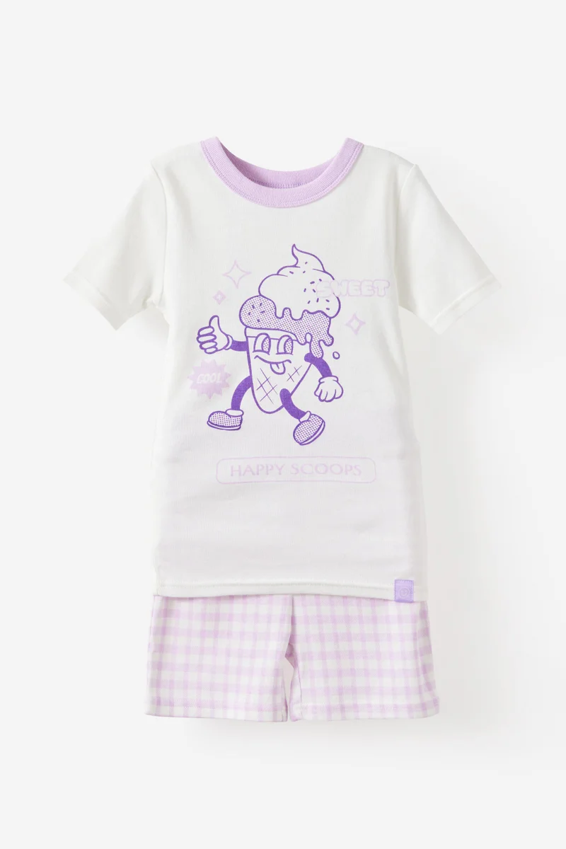 كوتون اون Marley Short Sleeve Pyjama Set