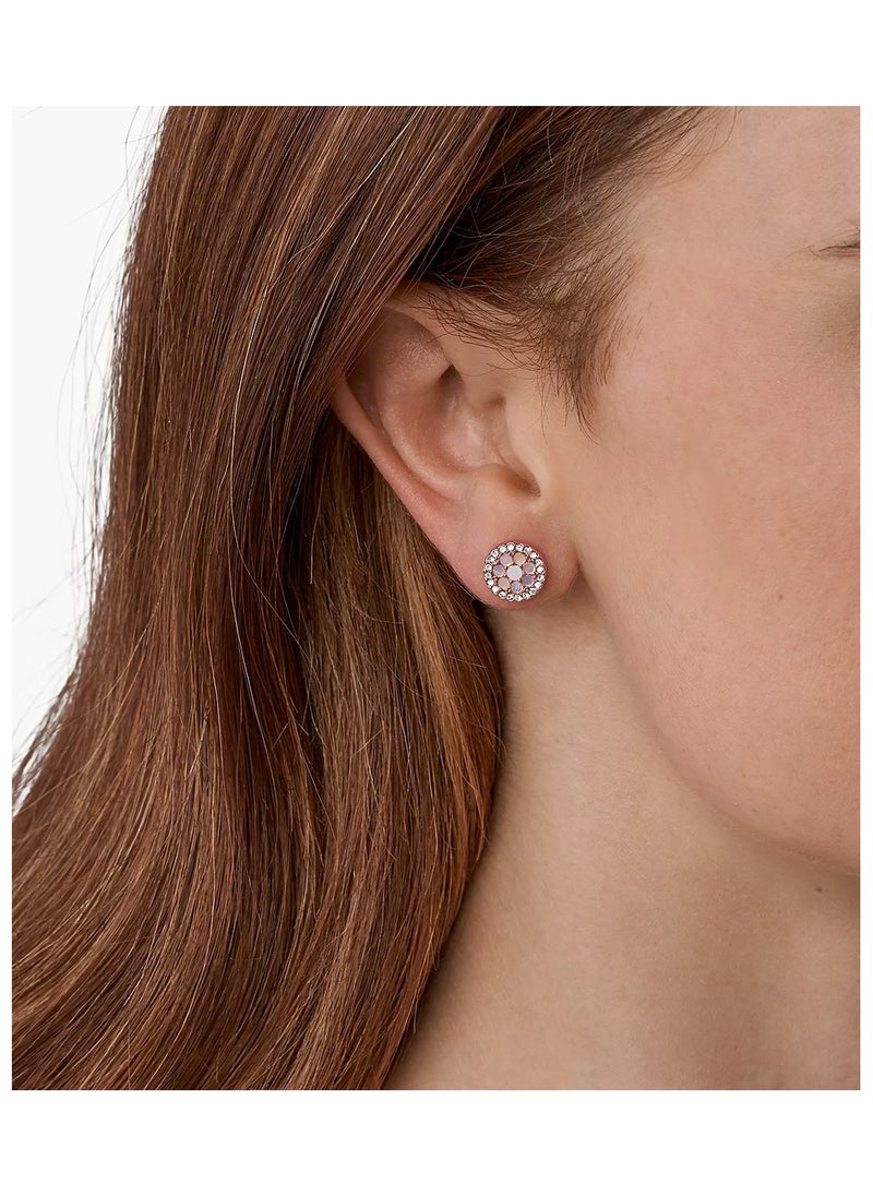 FOSSIL Earrings for Women Stainless steel mosaic earrings  - Image 2
