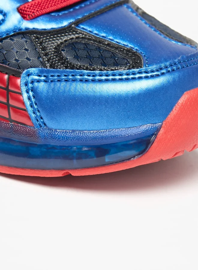 MARVEL Marvel Spider-Man Print Sneakers with Hook and Loop Closure