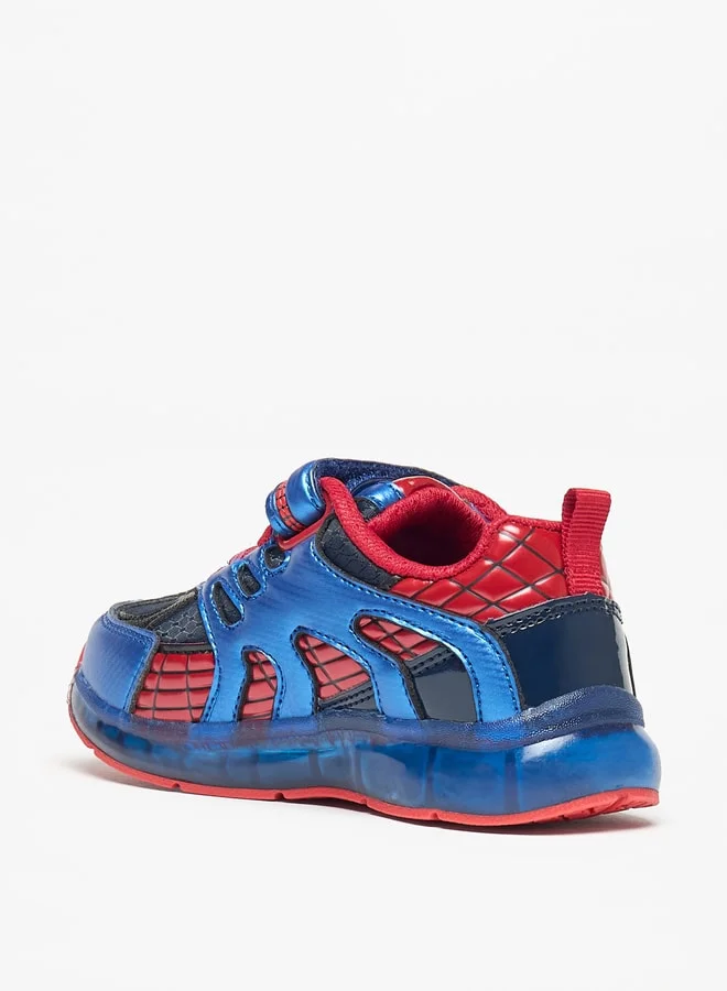 MARVEL Marvel Spider-Man Print Sneakers with Hook and Loop Closure