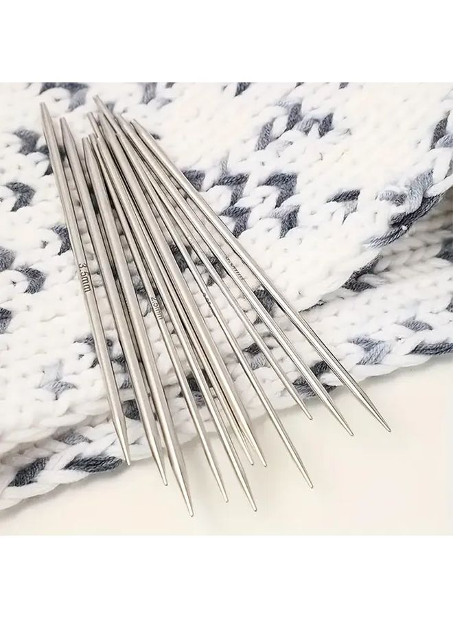 Interchangeable Round Knitting Needles Set with 55cm Cable 4 Sizes Accessories - Image 5