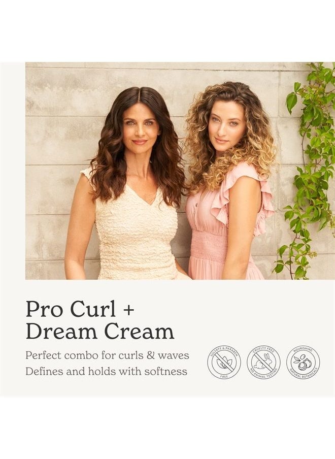 Royal Locks - Pro Curl Cream Gel & Dream Cream Set | Curly Hair Styling Cream Gel (7.5 fl oz) & Curl Defining Cream with Argan Oil (8.5 fl oz), Hold & Frizz Control, For Curly, Wavy & Coily Hair - Image 1