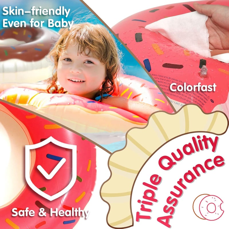 DMAR Donut Pool Float - Donut Tube & Ring for Beach & Pool - Image 5