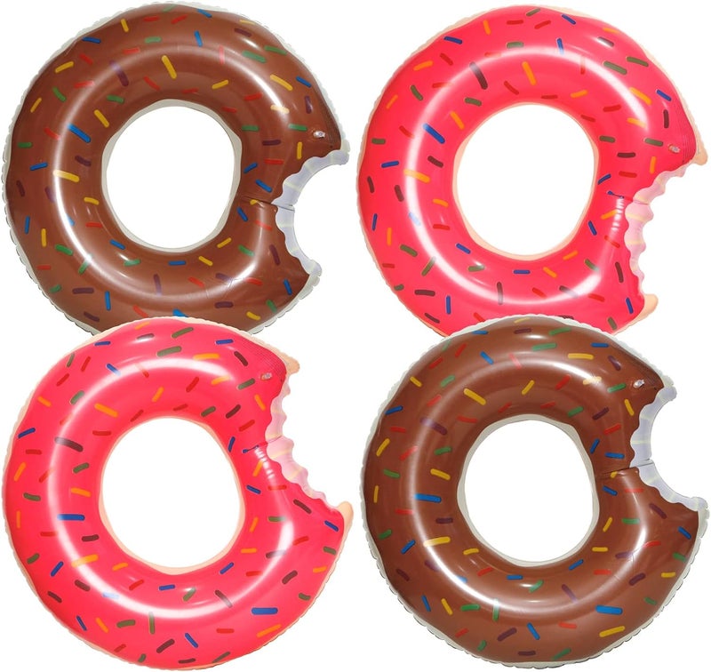 DMAR Donut Pool Float - Donut Tube & Ring for Beach & Pool - Image 1