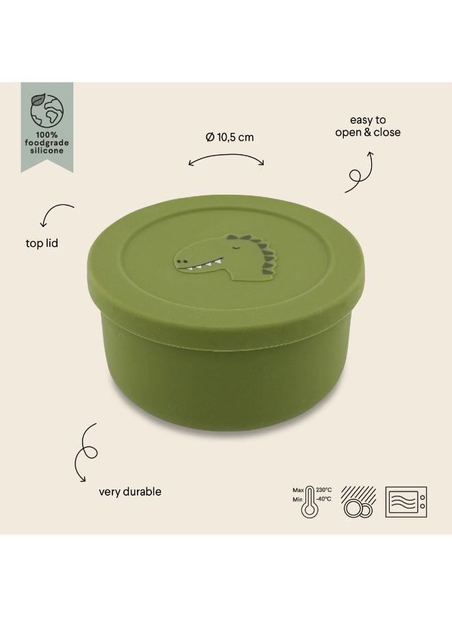 Trixie Silicone Snack Box With Lid - Mr. Dino - Image 4