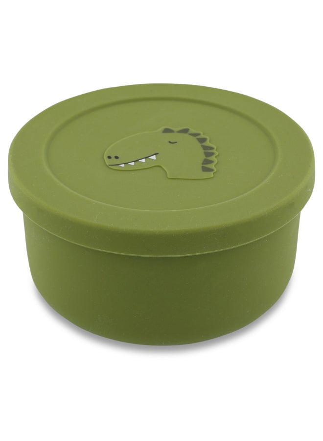 Trixie Silicone Snack Box With Lid - Mr. Dino - Image 1