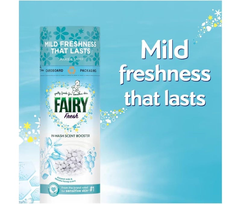Fairy Fresh Scent Booster 155g Pack of 2 – Long Lasting 30 Days Laundry Fragrance Booster Mint – Premium Clothes Freshener – UAE Best Seller - Image 3