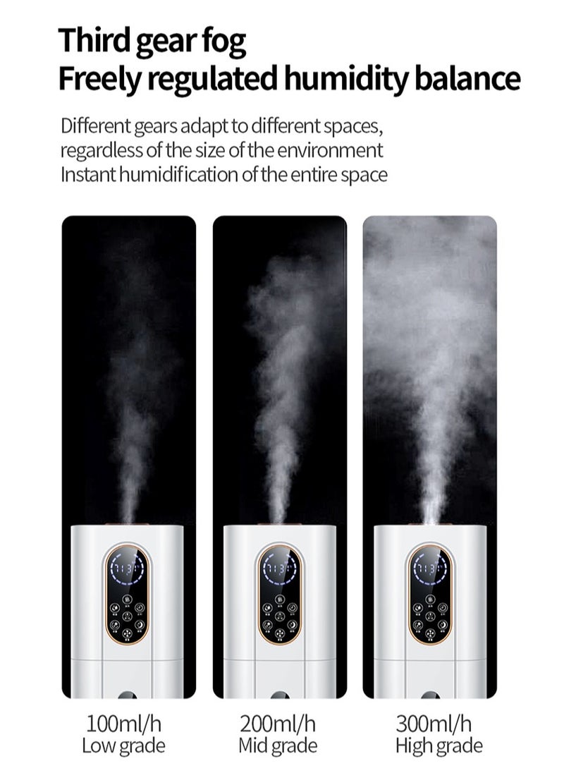 ET-LIFE Humidifier for Bedroom Large Room, 9L Ultrasonic Humidifier Warm and Cool Mist Top Fill Last Up to 30H Large Humidifier with Remote, for Baby, Home, Office and Plant  - Image 4