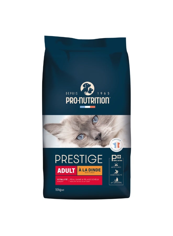 Pro nutrition Prestige Cat Adult Turkey 10Kg - Image 1