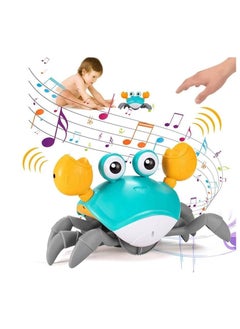 Y&D Baby Music Toys, induction Escape Crab Toy with Colorful Lights, Automatic Obstacle Avoidance, Usb Rechargeable  - Image 1