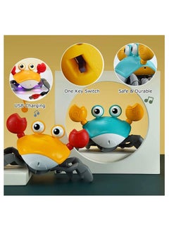 Y&D Baby Music Toys, induction Escape Crab Toy with Colorful Lights, Automatic Obstacle Avoidance, Usb Rechargeable  - Image 5
