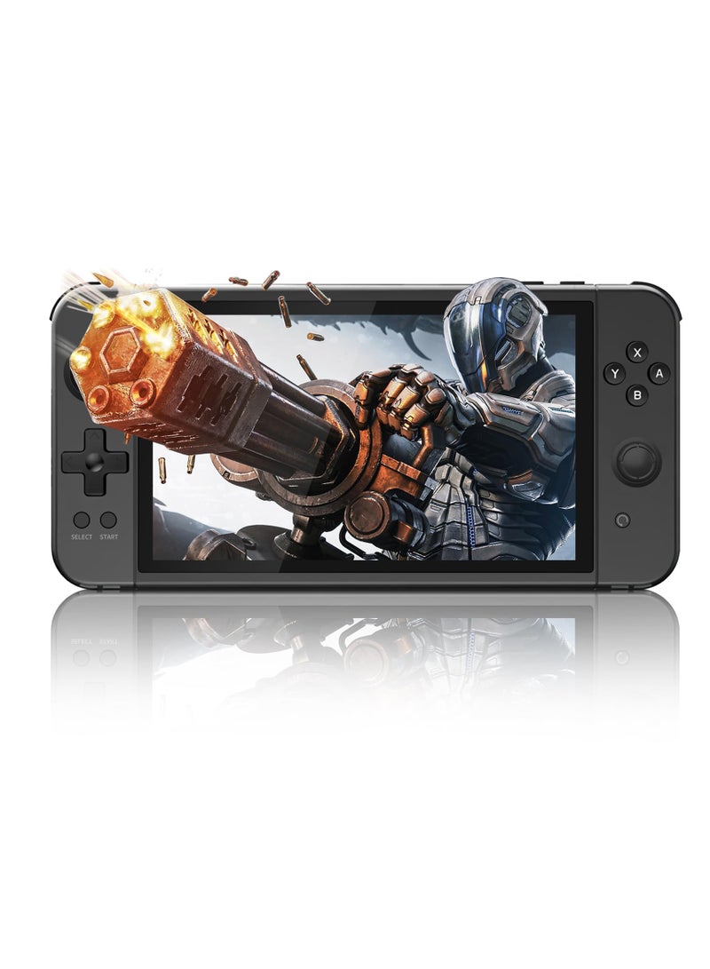 Retro Handheld Game Console - 7" HD Screen, TV Output, 64GB Storage, Pre-Installed Classic Games, Rechargeable Battery, Portable Gaming - Image 1