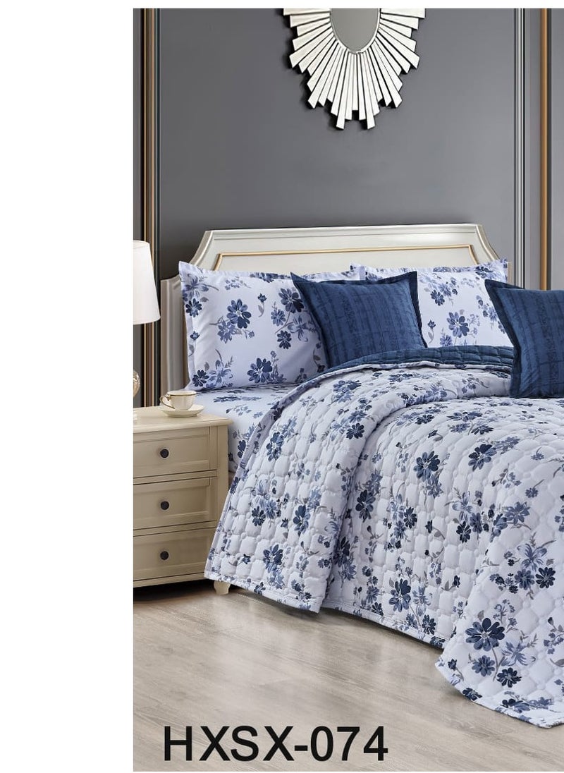Moon Quilt set, one person, consisting of 4 pieces, polyester comforter, size 160 by 220 cm  - Image 3