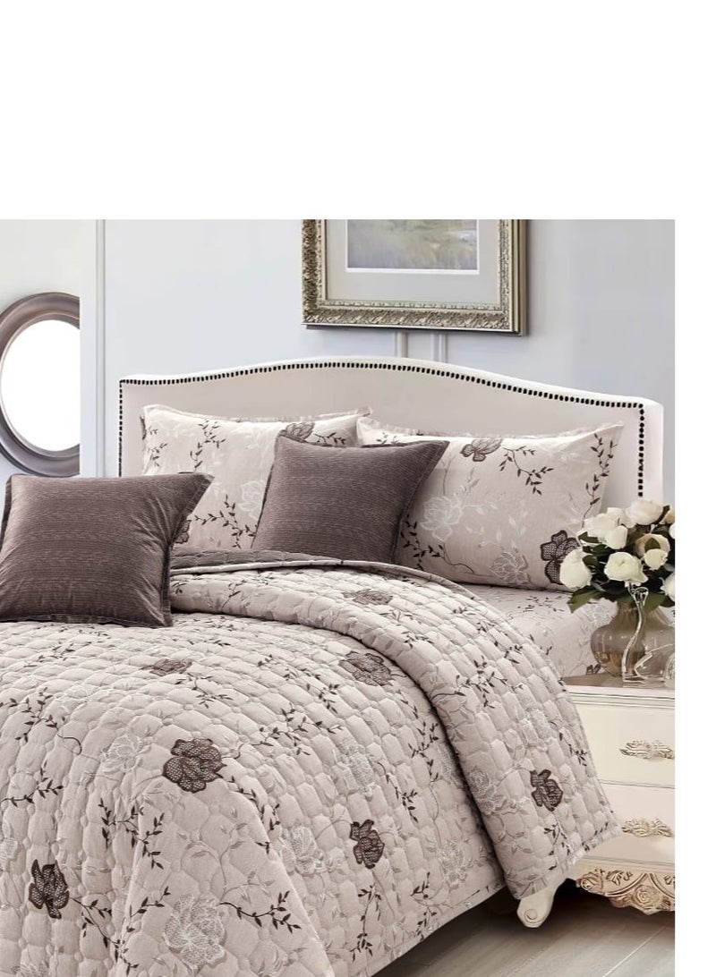 Moon Quilt set, one person, consisting of 4 pieces, polyester comforter, size 160 by 220 cm - Image 2