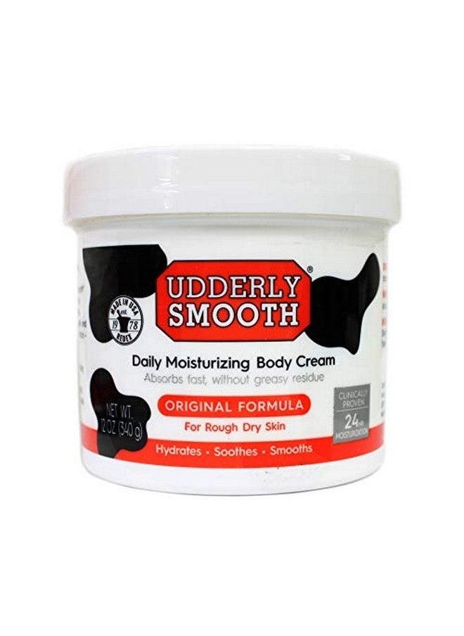 Udderly Smooth - Body Cream Skin Moisturizer 12 Oz 2 Pack - Image 1