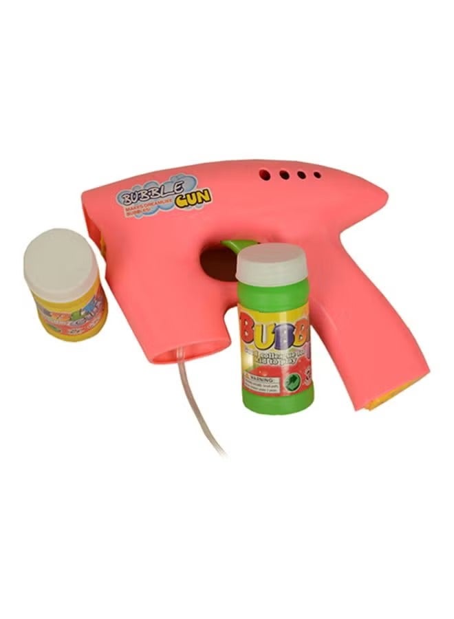 Bubble Gun Toy for Kids with 2 Bubble Solution Bottles – Safe Plastic Design for Outdoor Fun - Image 2