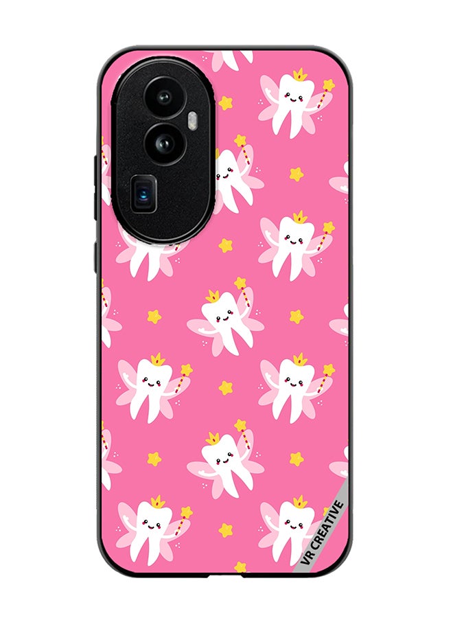 VR CREATIVE Protective Case Cover For Oppo Reno 10 Pro Plus Cute Tooth Fairy Design Multicolour - Image 1