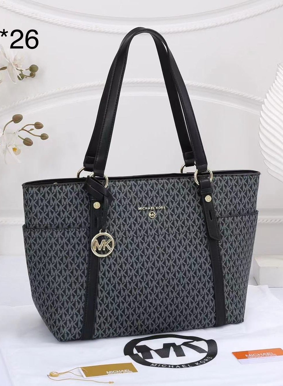MK Sullivan Small Logo Top-Zip Tote Bag Best Price UAE Dubai