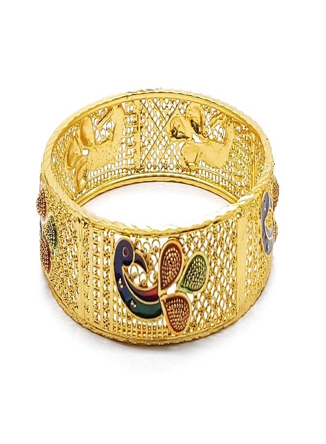 YouBella Jewellery Bangles for Women Stylish Gold Plated Traditional Casual Party Bangles for Women and Girls (2.4) - Image 2
