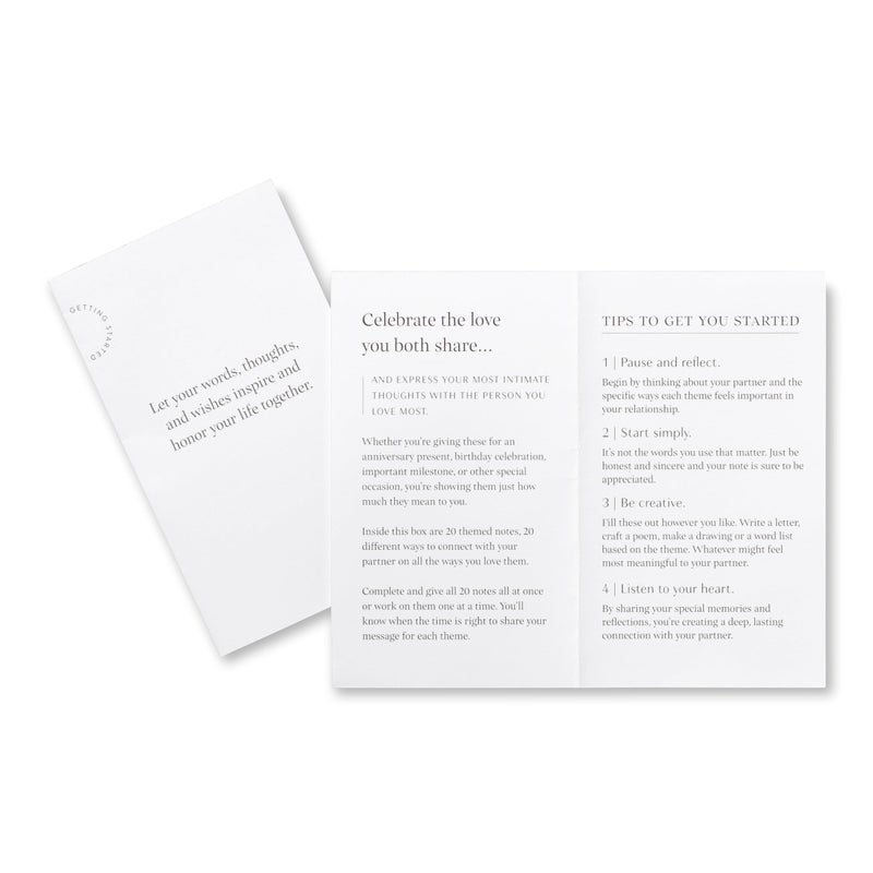 Compendium Love Notes â€“ A Letter-Writing Kit for Couples â€“ 20 Themed Notes, Each with a Different Theme - Image 4
