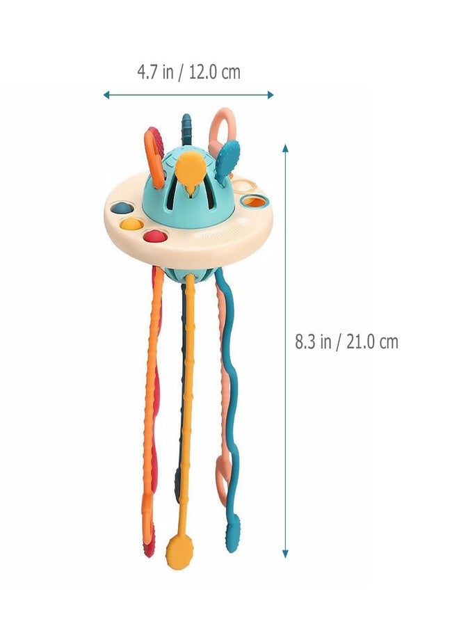 Toddmomy Pull String Interactive Sensory Toy for Toddlers Early Development Silicone Baby Learning Toy 8.26X4.72X4.72In Hand Eye Coordination Motor Skills - Image 2