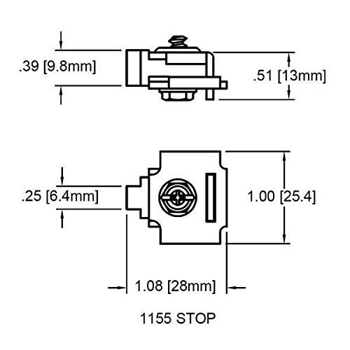 CRL 1155-XCP2 مثبت باب CRL للأبواب المتجاوزة - عبوة من 2 - Image 2
