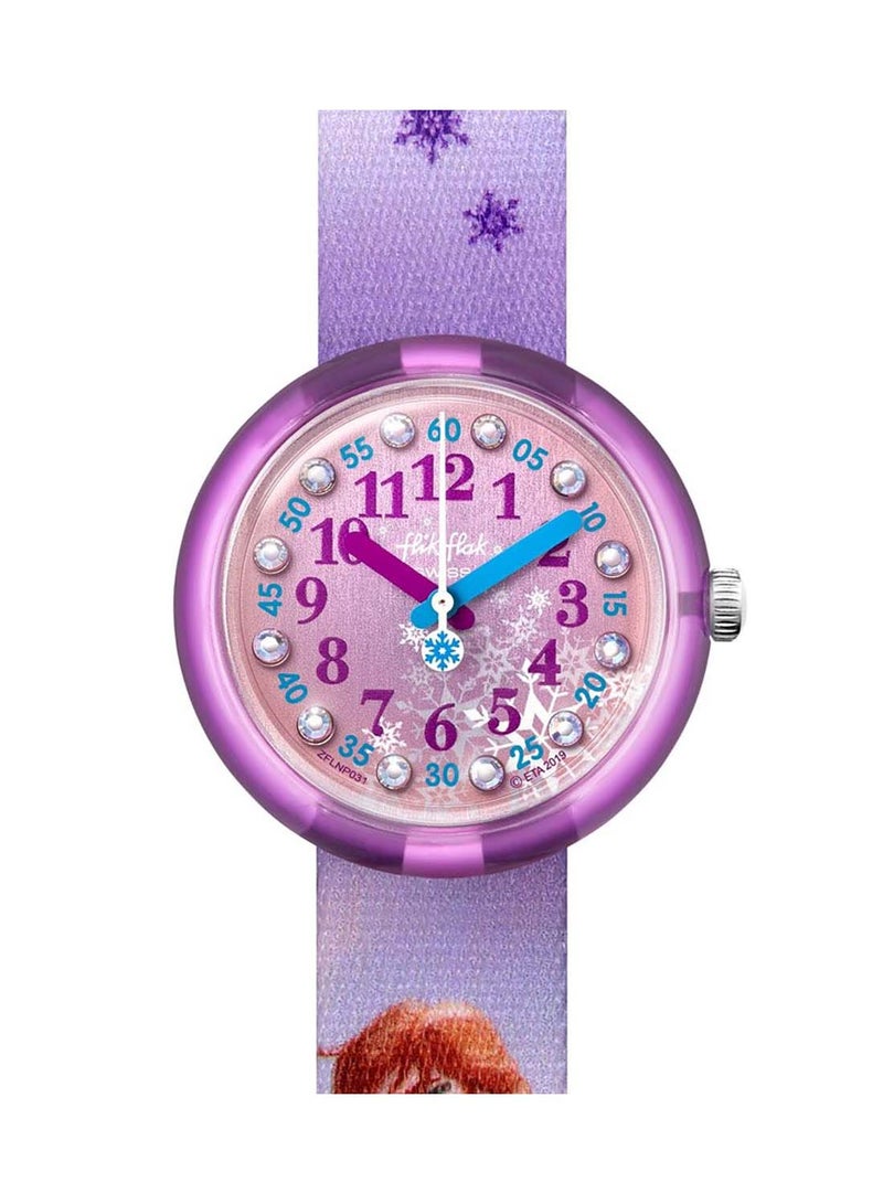 Swatch Girls Disney Frozen 2 Quartz Movement Water Resistant Wrist Watch - 25 Mm - Image 1