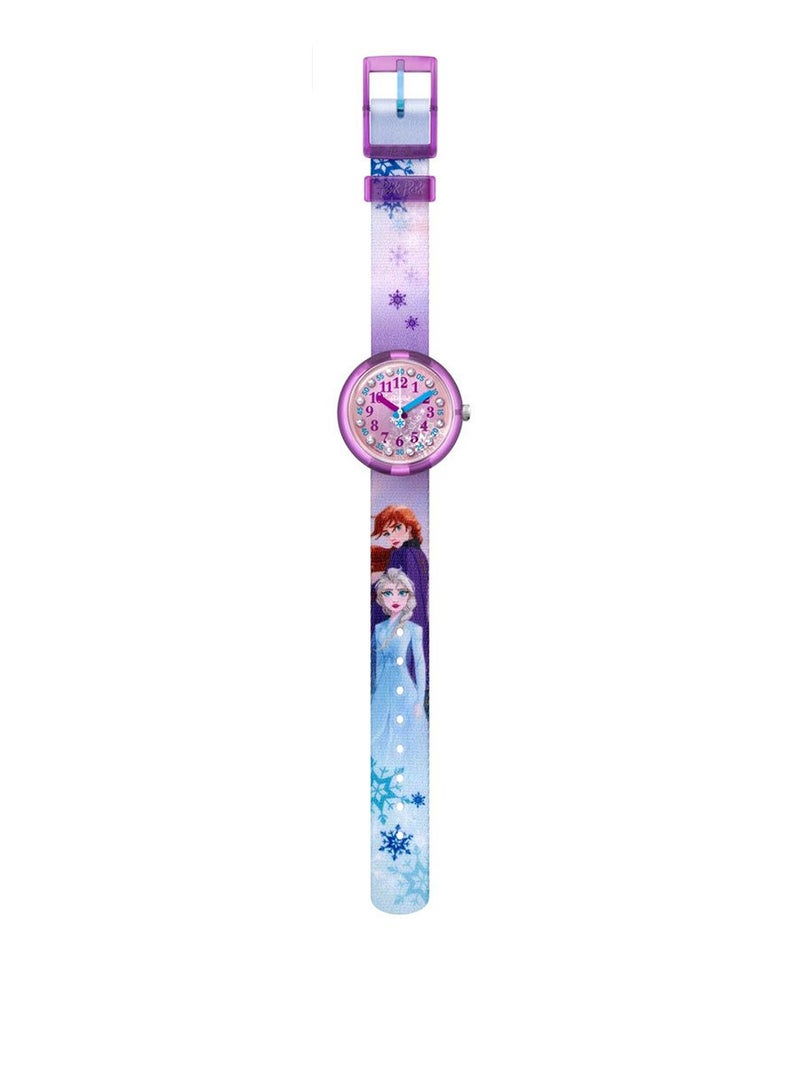 Swatch Girls Disney Frozen 2 Quartz Movement Water Resistant Wrist Watch - 25 Mm - Image 3