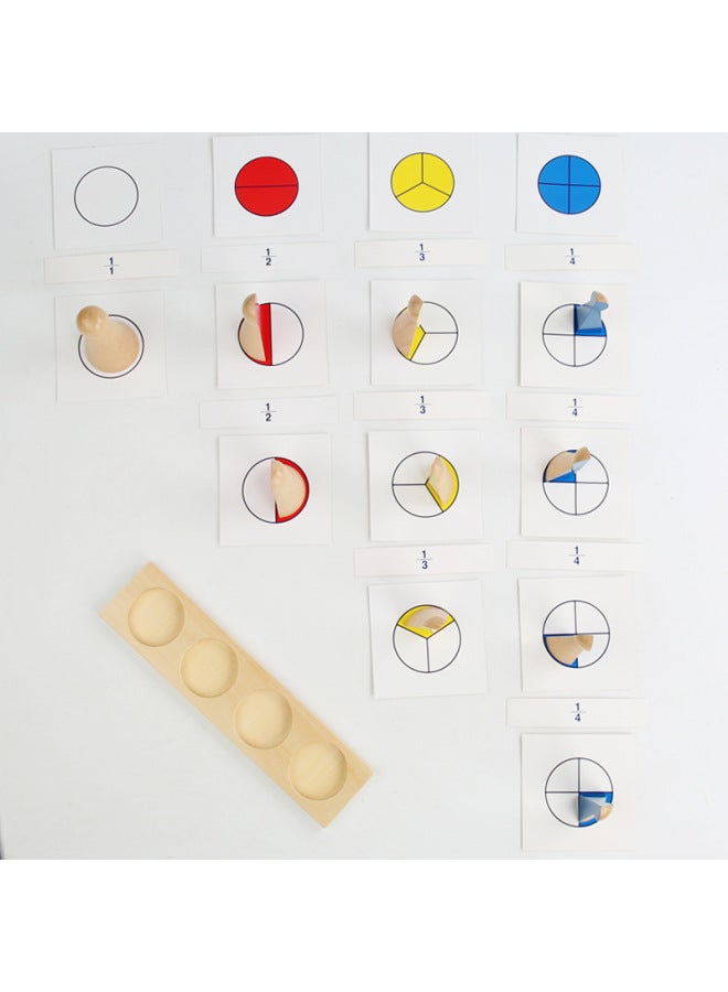 Children's Wooden Toys 0.35 Kindergarten Early Education Educational Building Blocks Cognitive Score Primary School Students' Montessori Mathematics Teaching Aids-Color:Score Little Man - Image 4