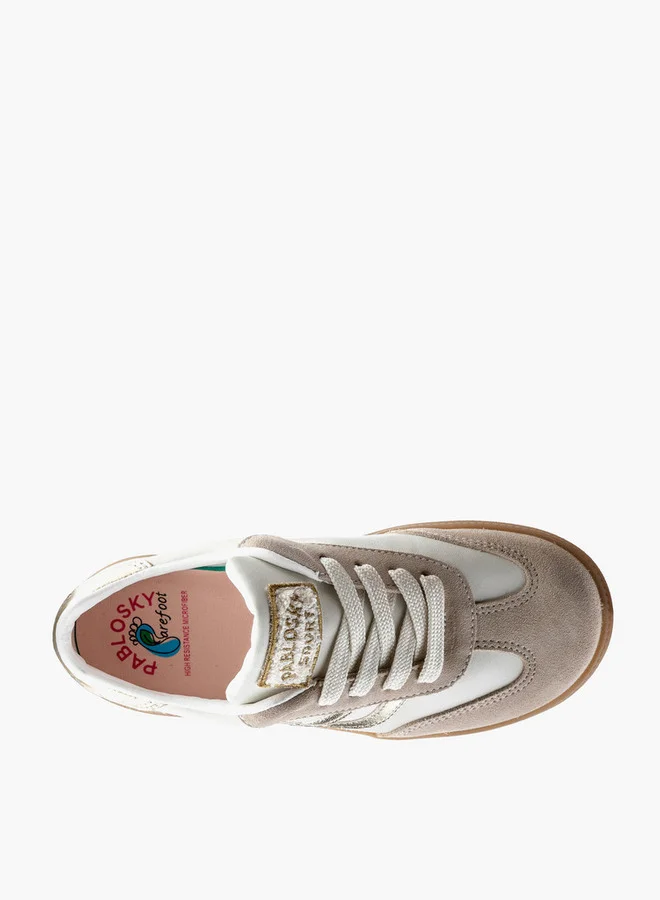 Pablosky Girls' Lace-Up Sneakers School Shoes