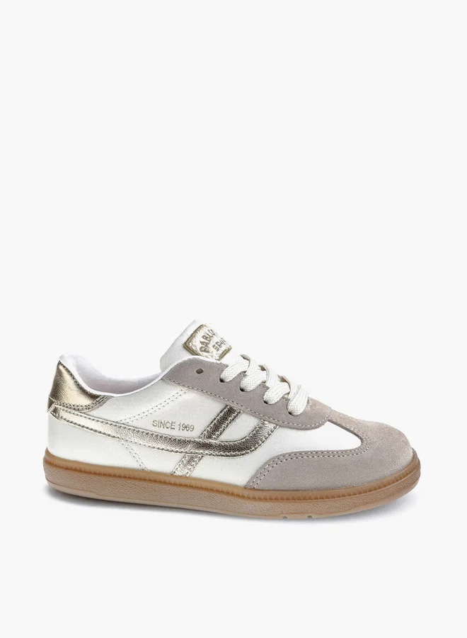 بابلوسكي Girls' Lace-Up Sneakers School Shoes