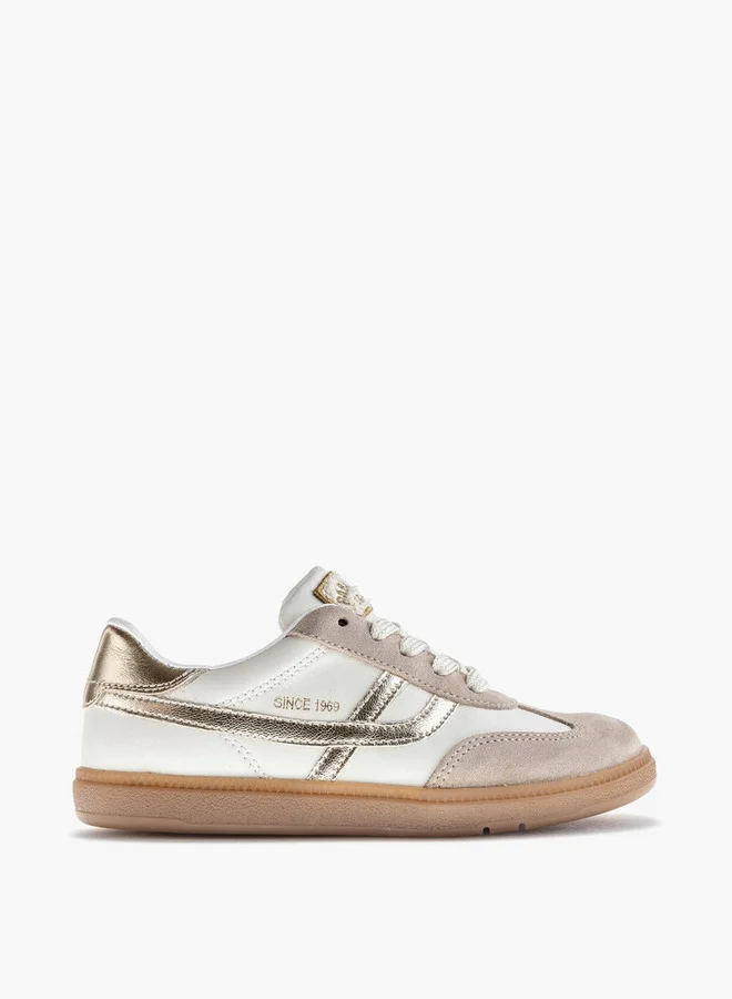 بابلوسكي Girls' Lace-Up Sneakers School Shoes