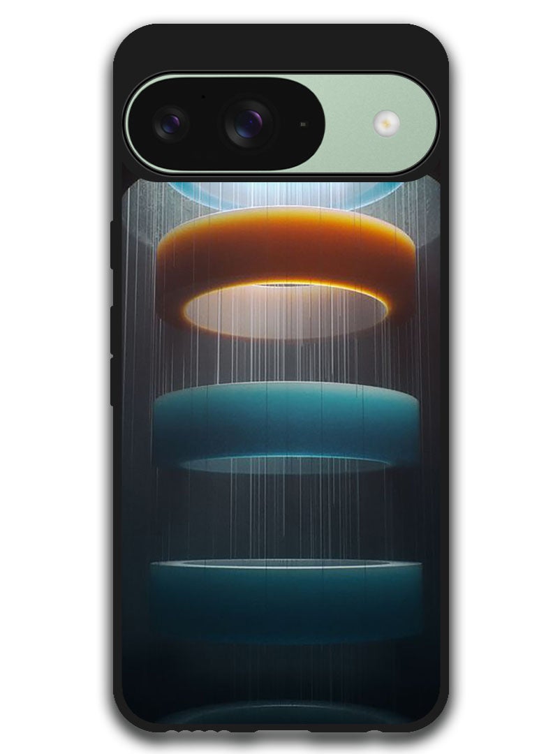 Theodor غطاء واقي مضاد للخدش ومقاوم للصدمات لجهاز جوجل بيكسل 9 مع حلقات - Image 1