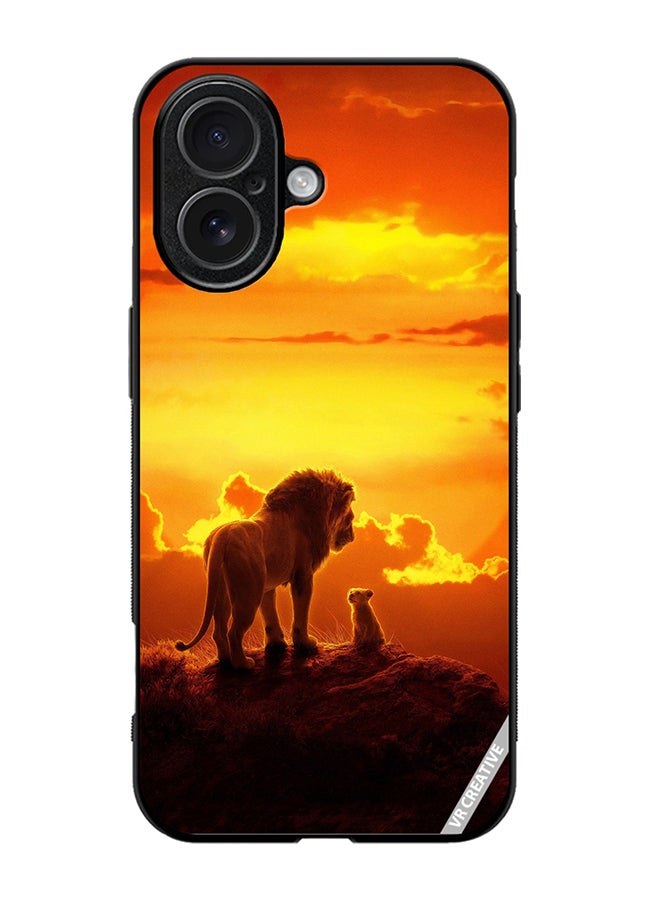 VR CREATIVE Protective Case Cover For Apple iPhone 17 Lion King Design Multicolour