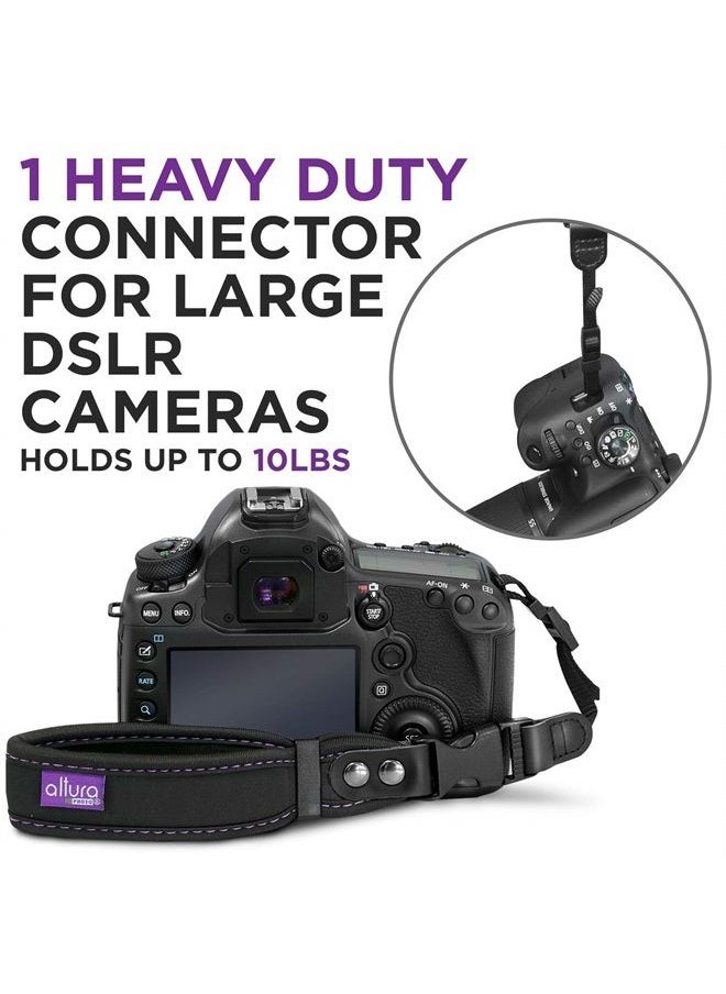 Altura Photo Camera Wrist Strap - Rapid Fire Secure Camera Sling Strap, Camera Straps for Photographers Compatible W/DSLR & Mirrorless - Camera Hand Strap W/Quick Release Camera Strap Dual System  - Image 2