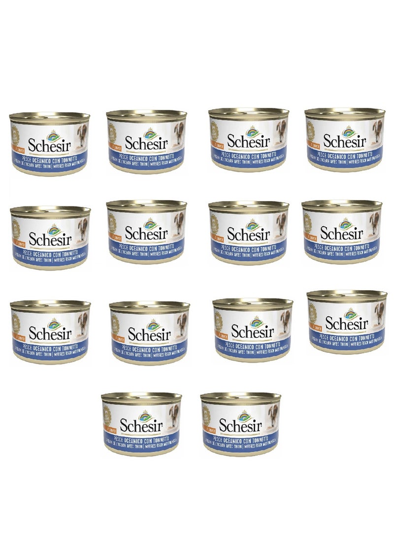 14pc  Dog Wet Food Can-Ocean Fish With Tuna 85g