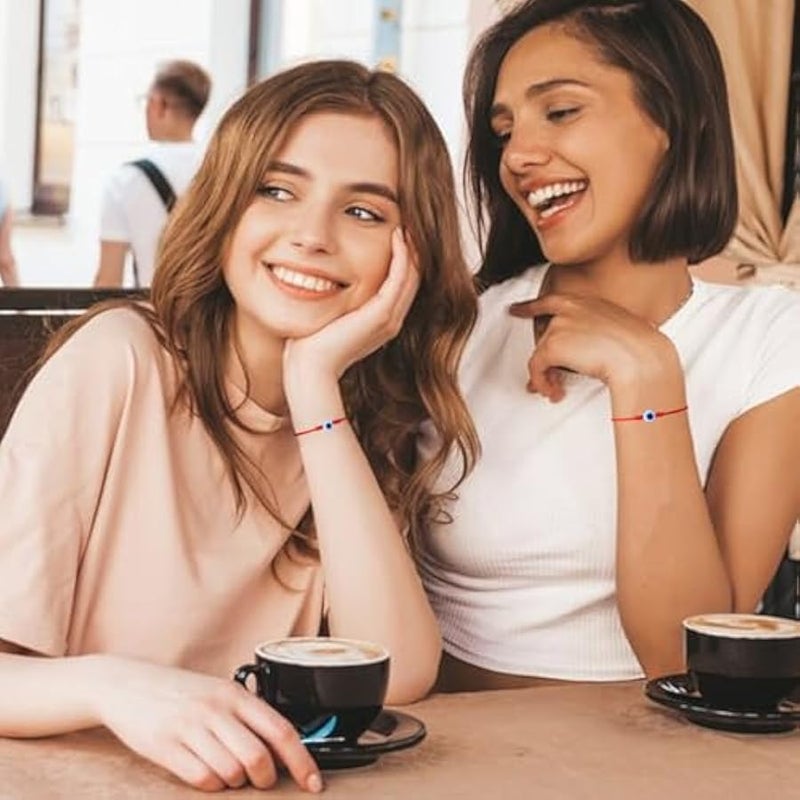 Arabest Evil Eye Bracelets for Women Mens Red String mal de ojo Evil Eye Anklet Rope Knot Strand Bracelet Protection Jewelry - Image 5