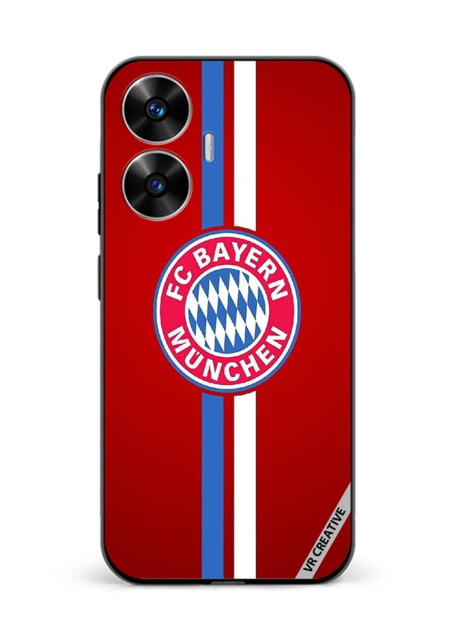 VR CREATIVE Protective Case Cover For Realme C55 Fc Bayern Munchen Logo Red Design Multicolour - Image 1
