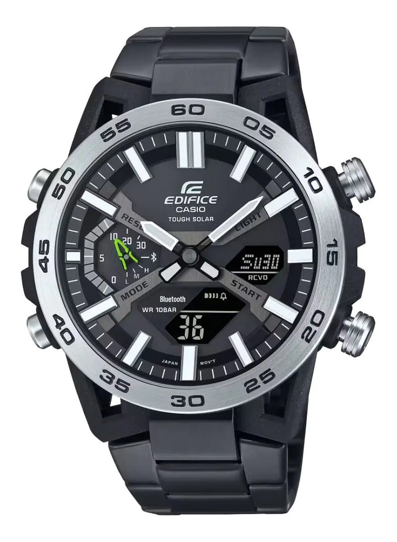 CASIO EDIFICE MEN'S WATCH SMARTPHONE LINK SOSPENSIONE - ECB-2000DD-1ADF - Image 1