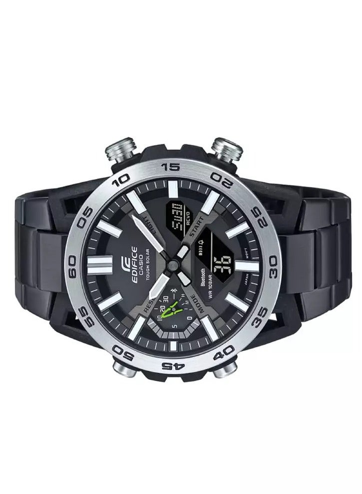 CASIO EDIFICE MEN'S WATCH SMARTPHONE LINK SOSPENSIONE - ECB-2000DD-1ADF - Image 2