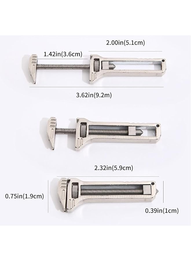 wisfunlly Mini Alloy Multi Tool Multi Functional Wrench Tool Titanium Mini Spanner Beer Opener Nail Puller Edc Pocket Multi Tool For Repairing Backpacking Camping Hiking  - Image 5