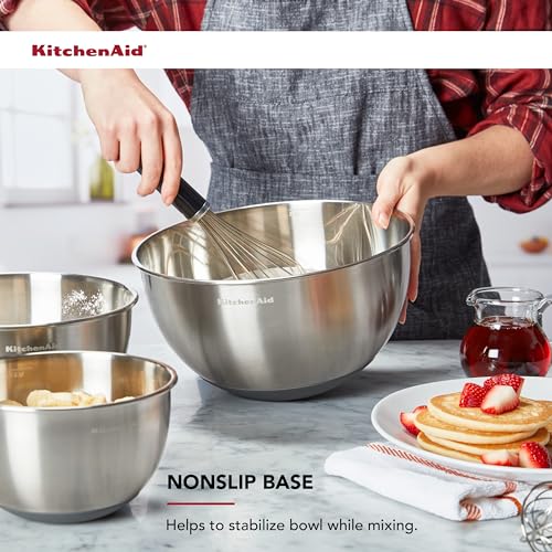 KitchenAid Stainless Steel Mixing Bowls, Set Of 3 - Image 4