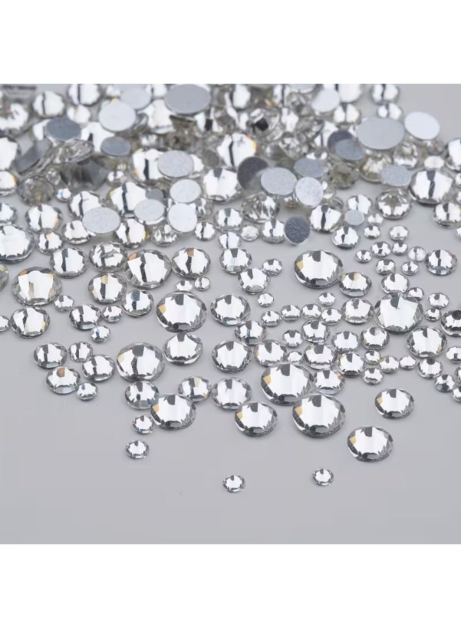 طقم أحجار تزيين الأظافر (Rhinestones) مع ملقط وقلم احترافي - إكسسوارات مانيكير فاخرة - Image 3