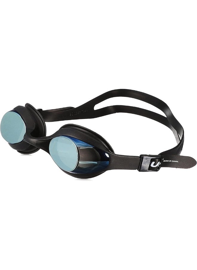 Spurt Spurt - Swimming Glasses Normal Size with Blue Lens - Black - SIL 2 AF MIRROR-2  - Image 1