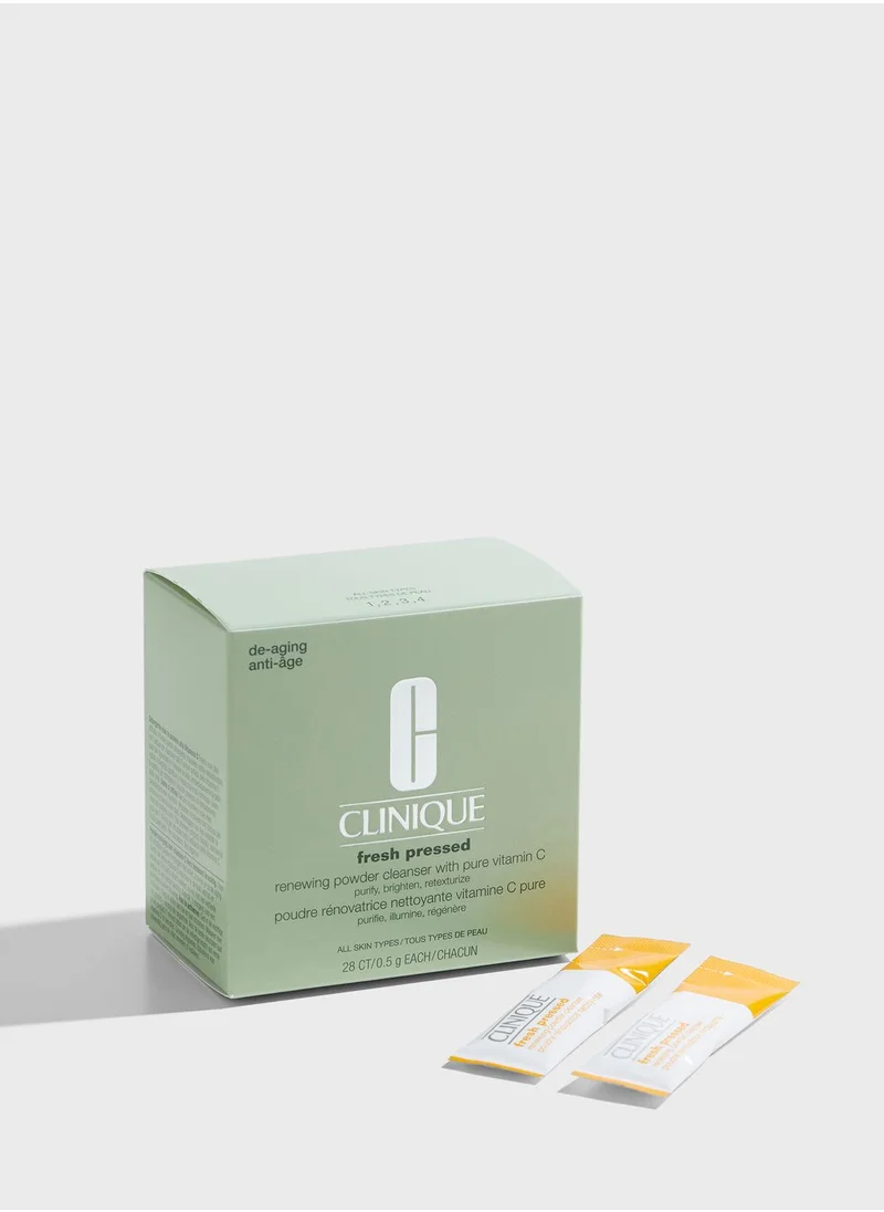 CLINIQUE Fresh Pressed Renewing Powder Cleanser with Vit C