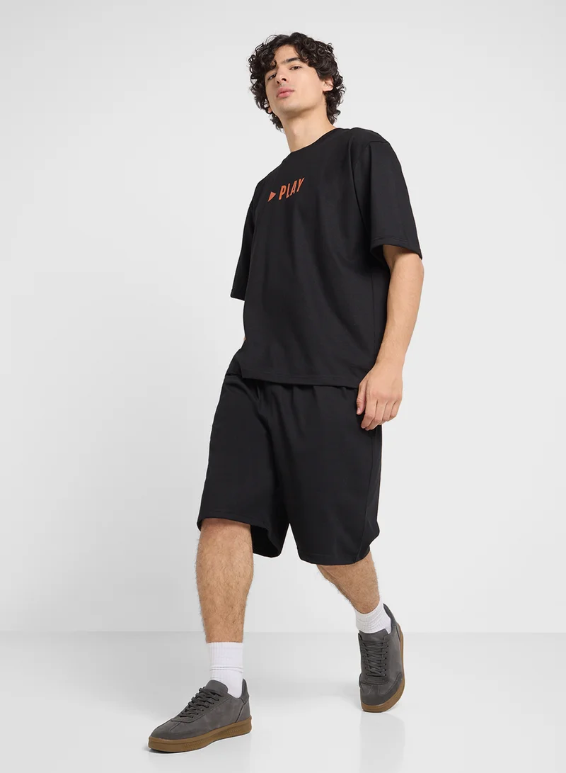 Seventy Five Graphic T-Shirts And Shorts Sets